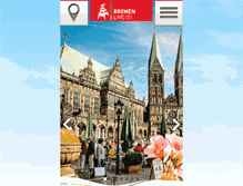 Tablet Screenshot of bremen-tourism.de